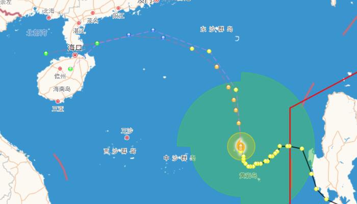 台风尼格实时发布路径走向 22号台风最新路径发展趋势图汇总