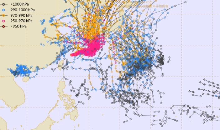 2023台风最新消息实时路径 台风卡努后期可能影响东北