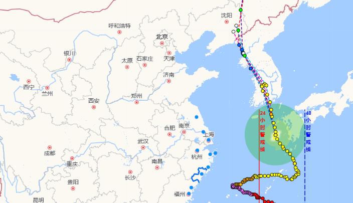 山东台风实时发布路径系统6号 台风“卡努”将给山东省海区带来大风天气