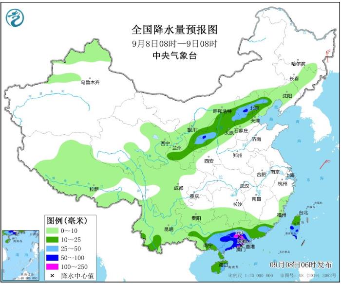 台风“海葵”停编影响仍在 今明天广东广西等地将有强降水