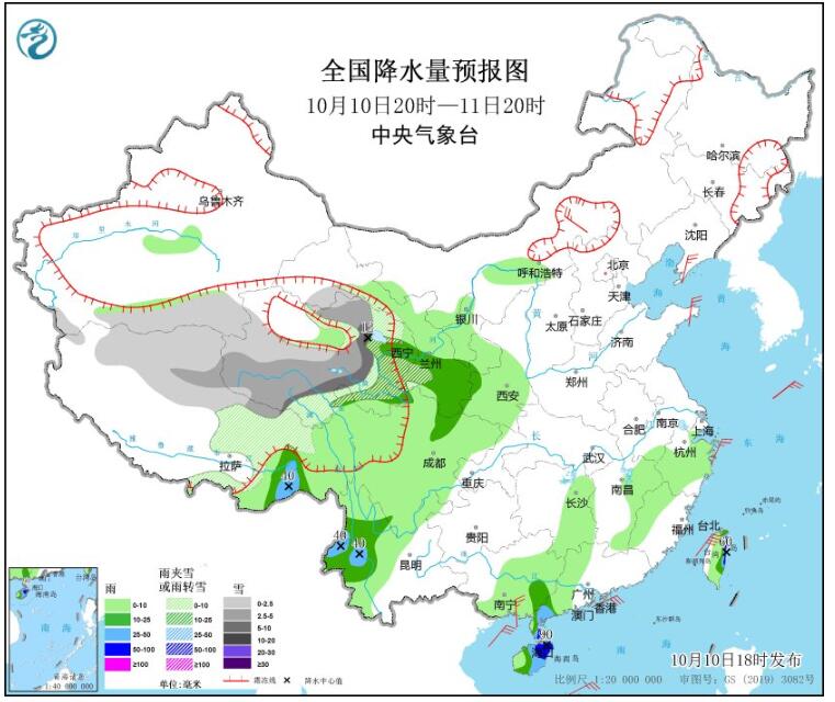 台风小犬继续影响广东海南有暴雨 西藏云南等地有降雨天气