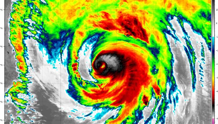 台风路径实时发布系统十五号云图 台风“布拉万”高清卫星云图持续更新