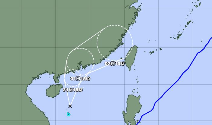 2024海南台风最新消息 海南岛东侧生成南海热带扰动