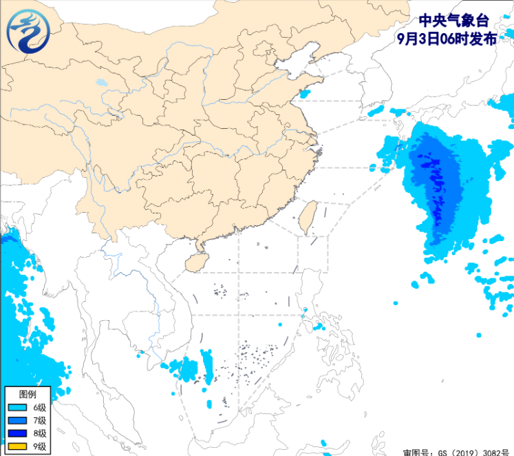 我国近海海域近期天气平稳 未来三天风力持续较小
