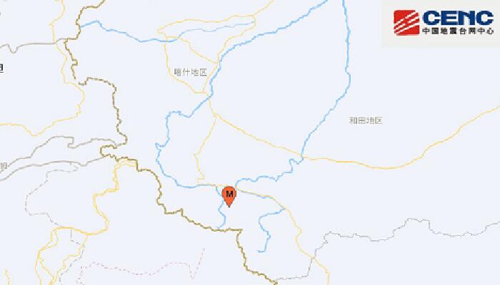新疆和田地区皮山凌晨接连发生2次地震 震源深度均9千米