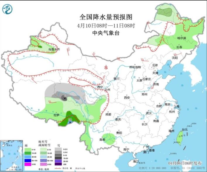 西藏云南贵州等仍有降雨 安徽山东等部分大雾弥漫