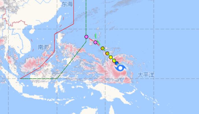 福建台风最新消息2022年1号路径图 “马勒卡”未来对厦门有影响吗