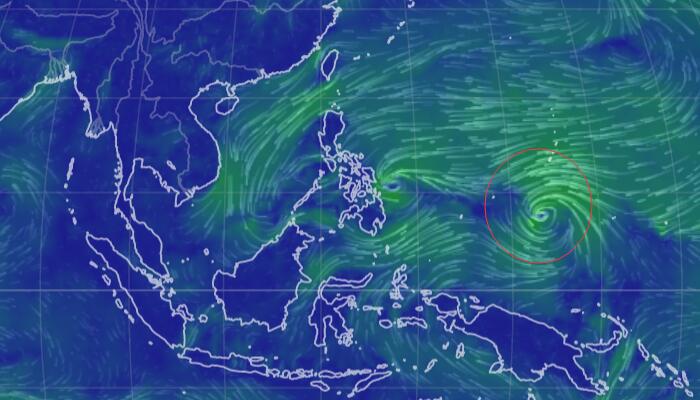 第1号台风马勒卡最新卫星云图更新 4月9日一号台风路径实时发布系统云图分析