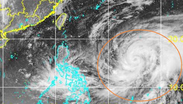 2022年4月12日台风马勒卡卫星云图 第1号台风最新清晰云图追踪