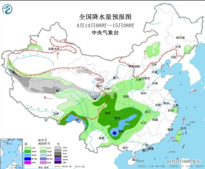 西南江汉江南等有明显降雨 1号台风仍北偏东移动中