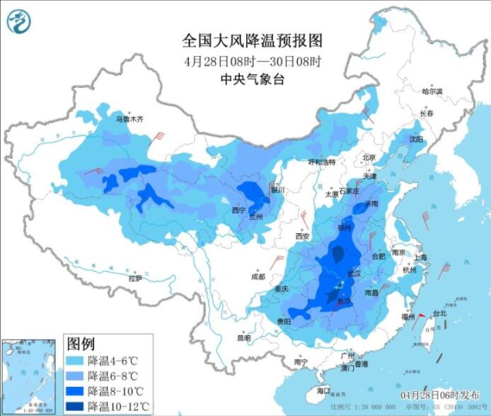 湖南湖北江西等局部暴雨 冷空气影响河南等降温显著