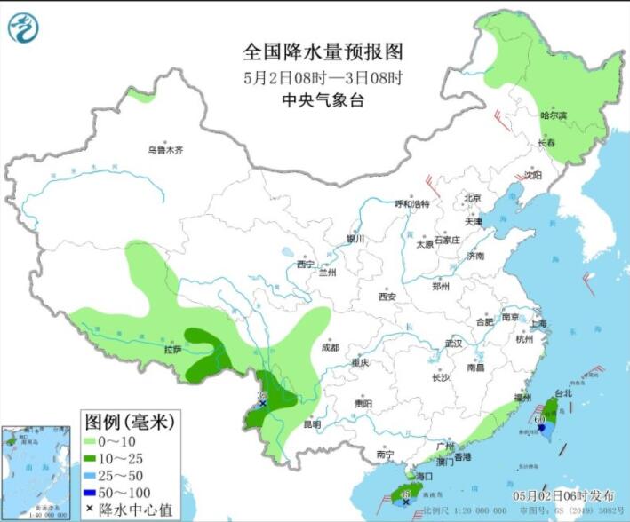 51假期第3天云南海南等有大到暴雨 南海部分海域大风显著