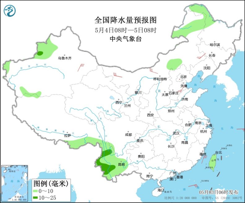 五一假期第4天中东部分地区天气晴好 北方地区将有冷空气影响