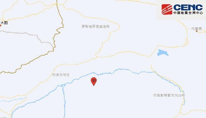 新疆地震最新消息：阿克苏地区沙雅县发生3.4级地震