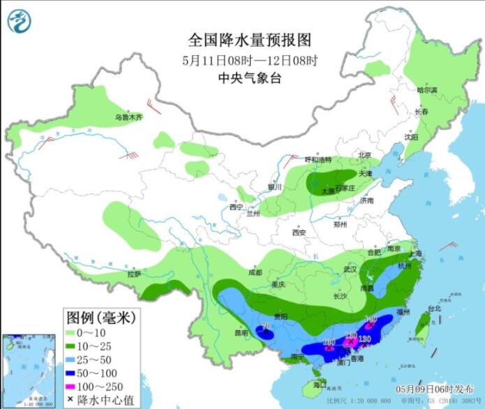 江南华南等部分地区大暴雨 北方又将迎较强冷空气