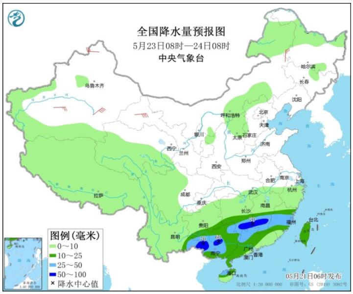 贵州云南等地有暴雨天气 青海西藏等地有降雪