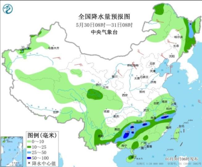 5月30日全国农业气象预报：京津冀豫鲁等有热干风对小麦灌浆不利