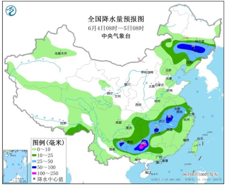 端午假期第一天贵州华南等地有暴雨 北京河北等地有高温天气