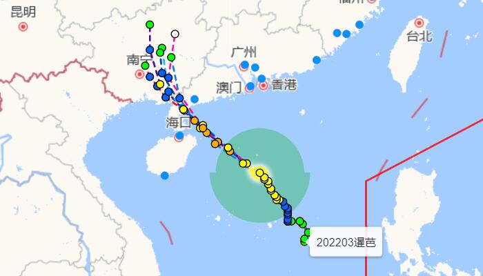 第3号台风最新消息2022 台风暹芭加强为强热带风暴级明日登陆