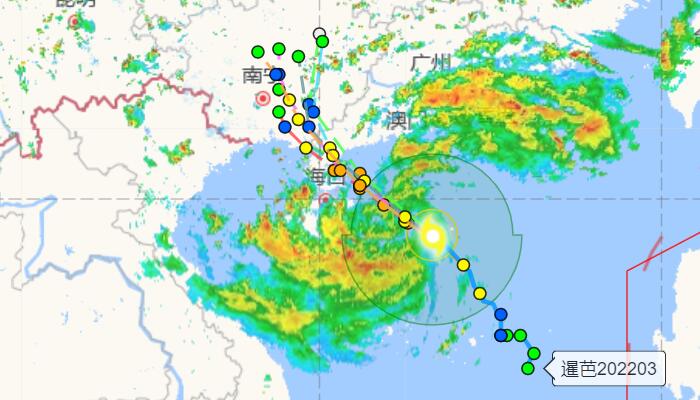 3号与4号“双台风”最新消息：“暹芭”逼近华南“艾利”北偏西移动