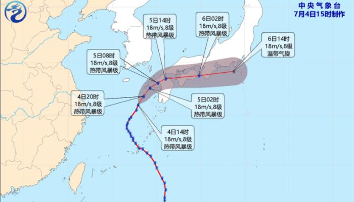 4号台风艾利实时路径走势图 4号台风实时路径图片今日最新