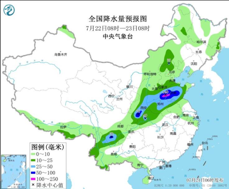 陕西河南四川等局部大暴雨 南方大范围高温又来袭