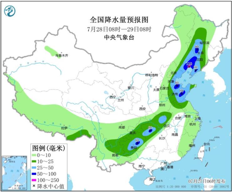 南方高温进入最强时段 北方注意防范强对流天气 