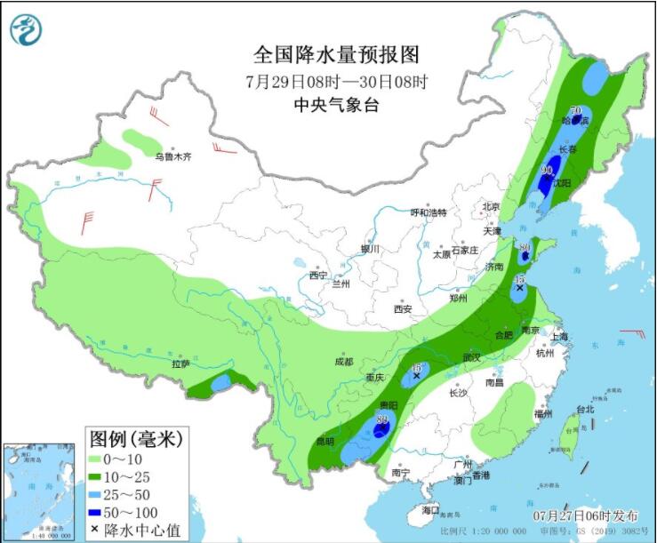 南方高温进入最强时段 北方注意防范强对流天气 