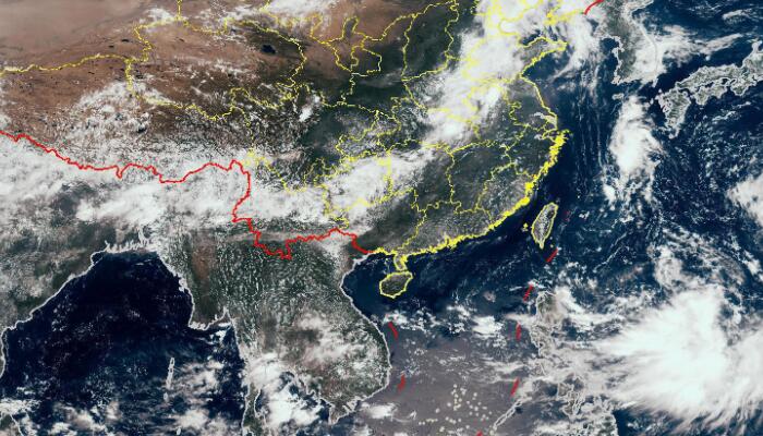 第5号台风即将生成云图实况 台风路径实时发布系统桑达卫星云图更新