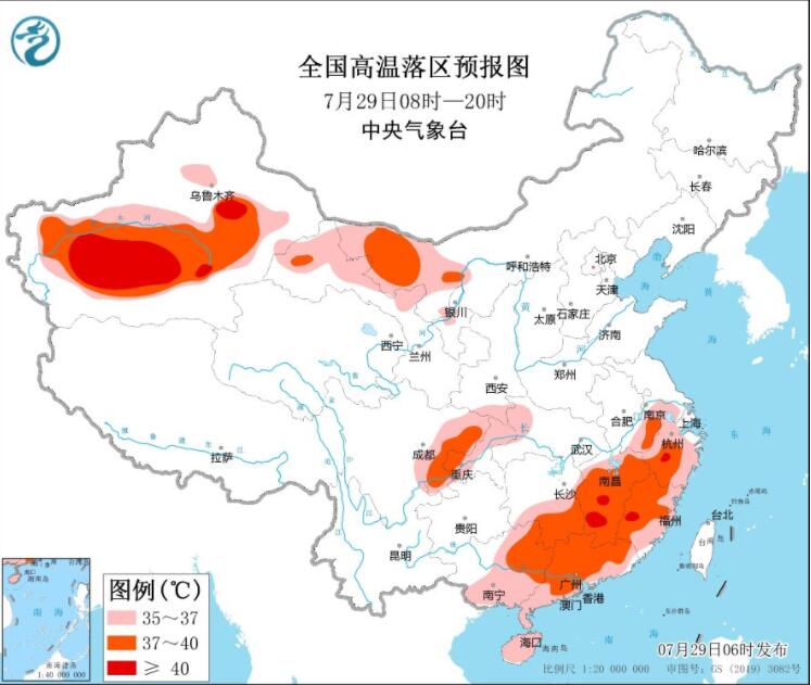 东北山东等仍有暴雨伴强对流 江南华南高温将有所减弱