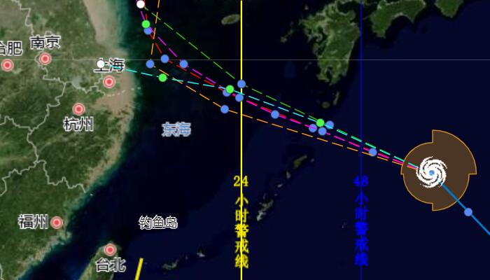 台风路径实时发布：5号台风桑达最新路线图