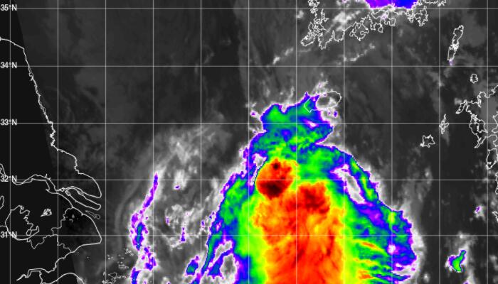 六号台风最新云图分析 台风“翠丝”高清卫星云图今日更新