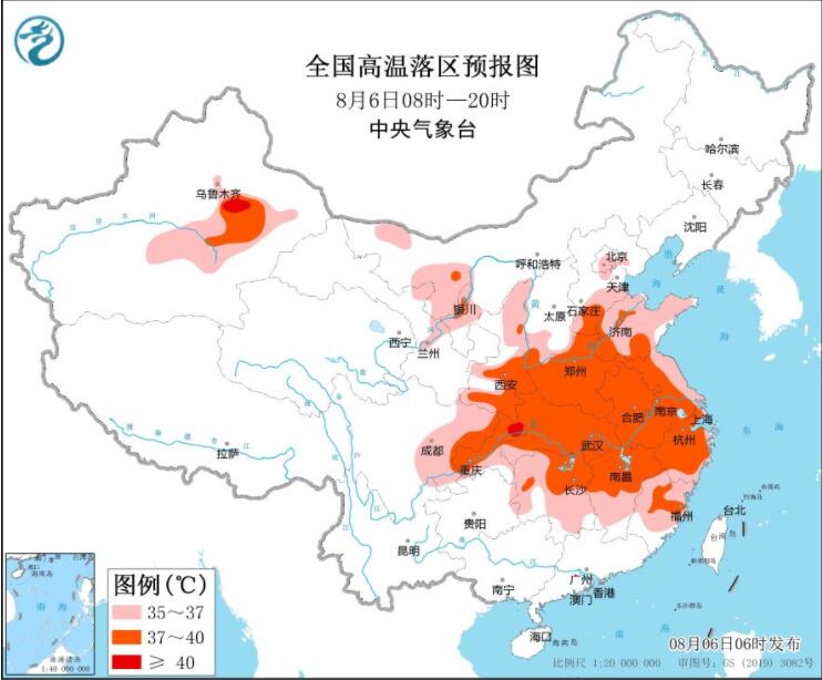 陕晋津冀鲁辽等有暴雨或大暴雨 重庆新疆局部高温可超40℃