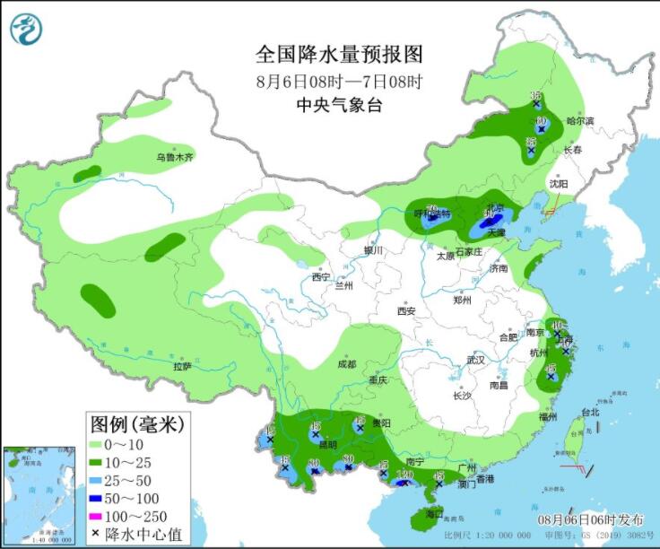 陕晋津冀鲁辽等有暴雨或大暴雨 重庆新疆局部高温可超40℃