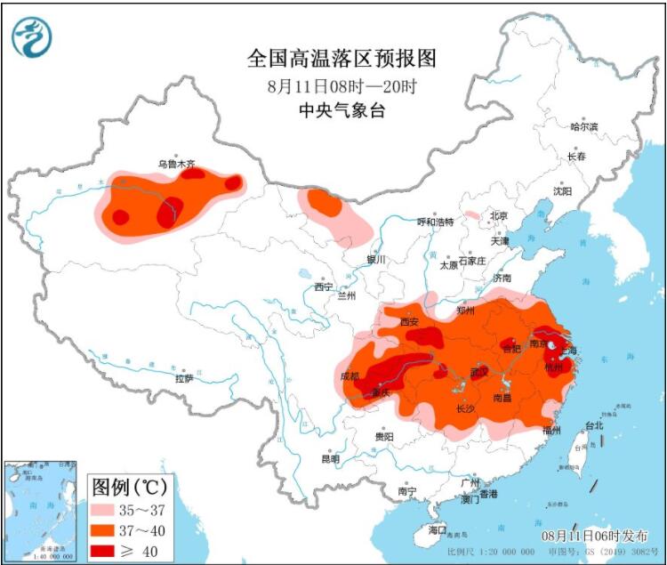 “木兰”残余仍对华南有影响 重庆江苏浙江等高温凶猛
