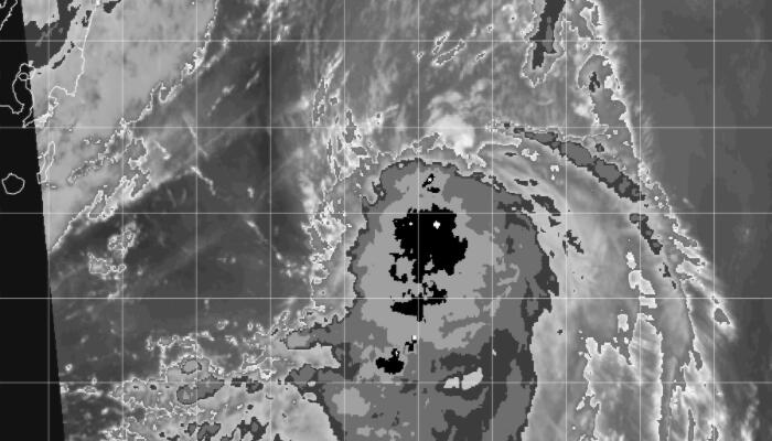 台风路径实时发布系统8号云图 台风米雷高清卫星云图最新更新