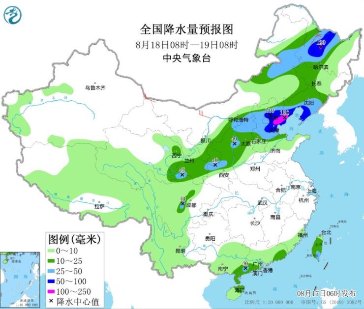 川渝湘赣浙高温仍能达40℃+ 西北华北东北等有较强降雨