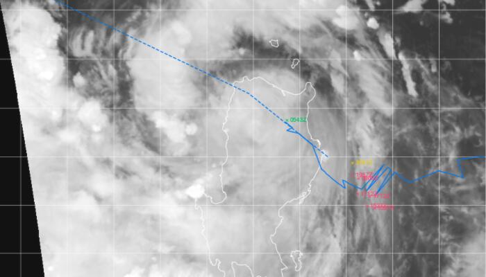 台风马鞍路径实时发布系统卫星云图更新 9号台风高清云图分析