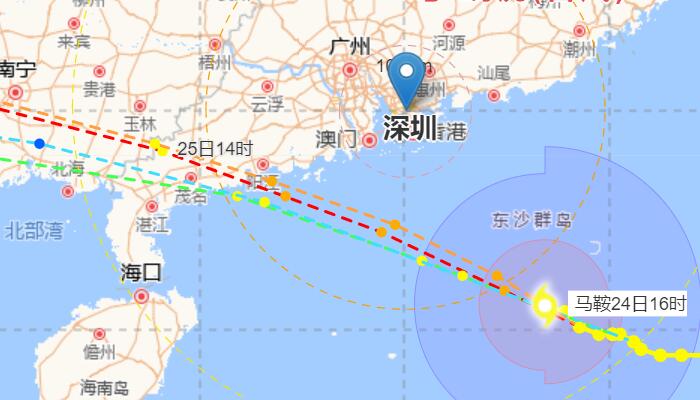深圳台风预警升级为黄色做好停课准备 “马鞍”今夜携风雨来袭