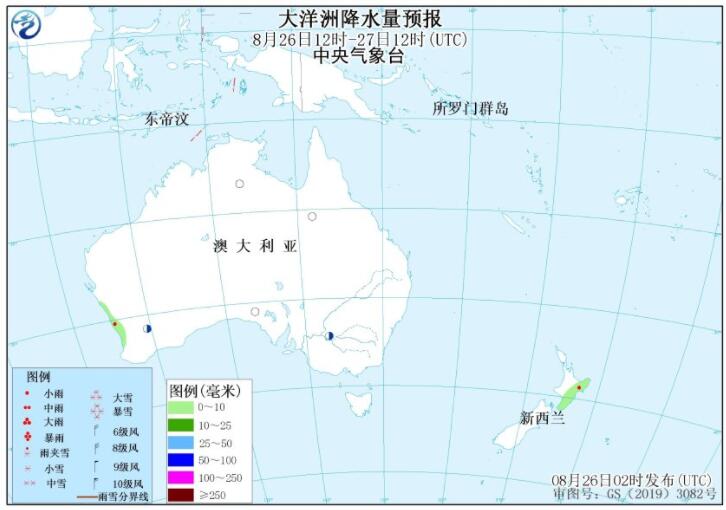 8月26日国外天气预报：菲律宾印尼日本美国等部分地区强降雨