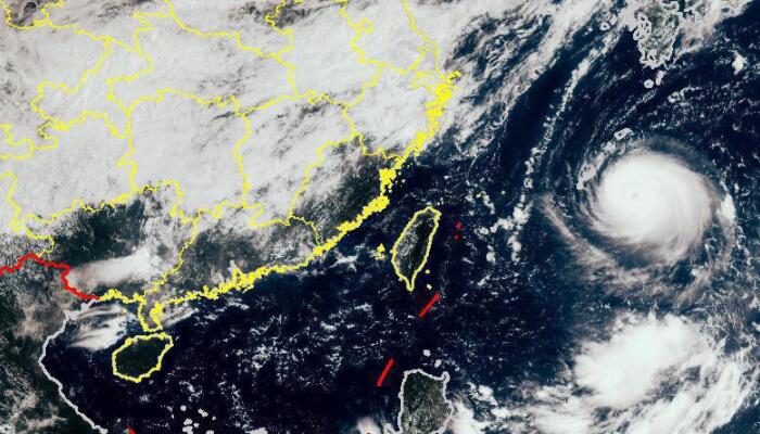 第11号台风实时路径图发布系统 台风轩岚诺已加强至17级超强台风