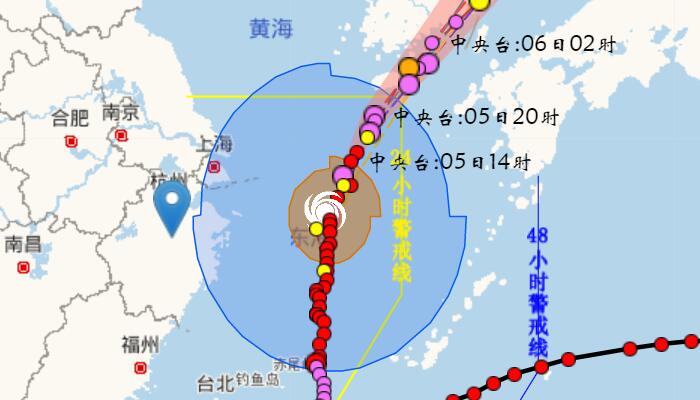 上海台风网第11号台风轩岚诺最新消息 上海仍处于台风影响最强时段