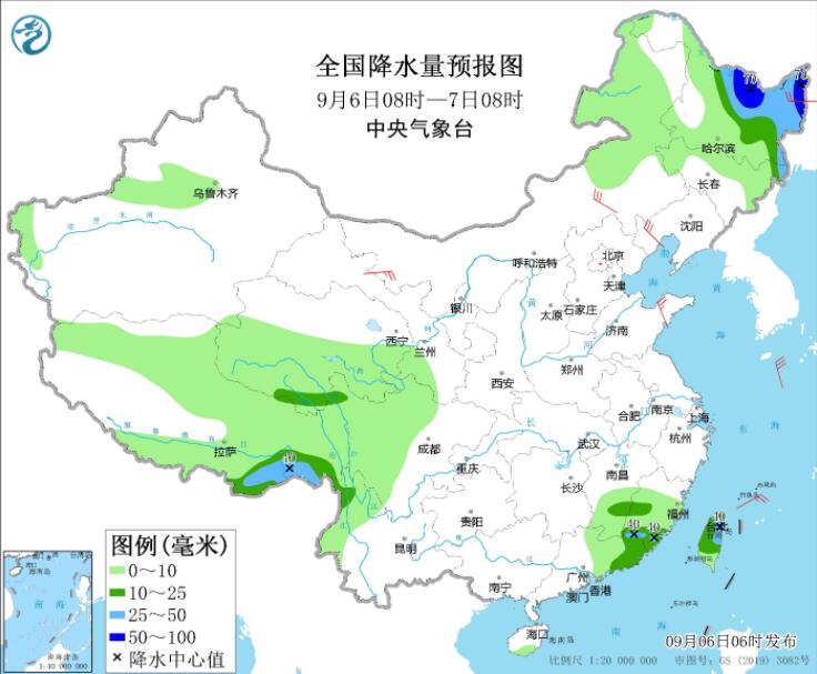 四川云南等有较强降雨 “轩岚诺”影响黑龙江东北部