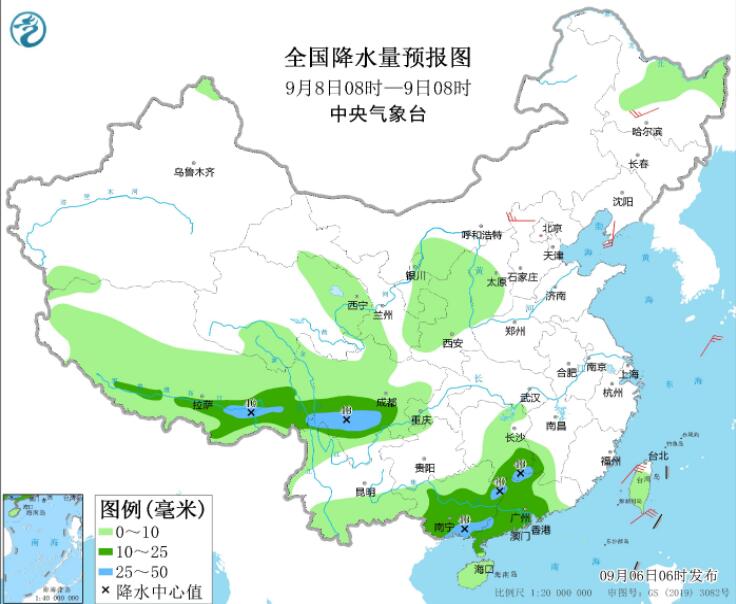 四川云南等有较强降雨 “轩岚诺”影响黑龙江东北部