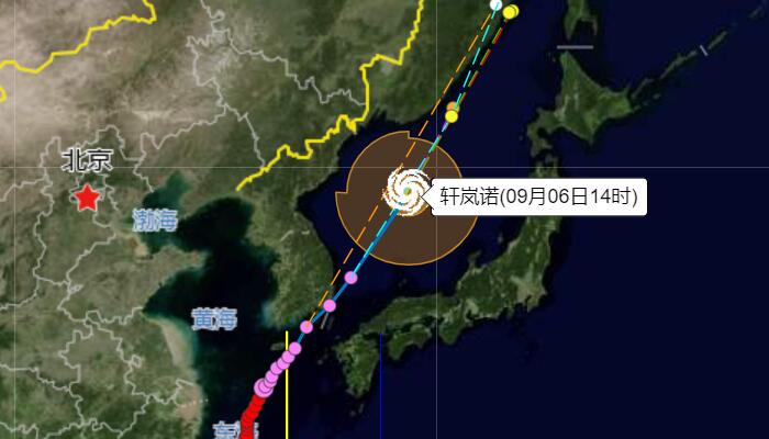 台风“轩岚诺”与冷涡联手影响黑龙江 东北部现暴雨大风天气
