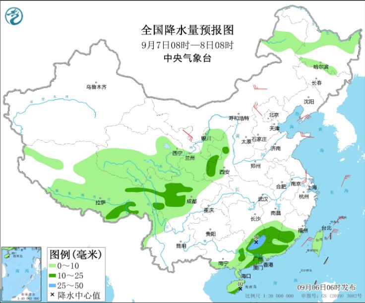 四川云南等有较强降雨 “轩岚诺”影响黑龙江东北部
