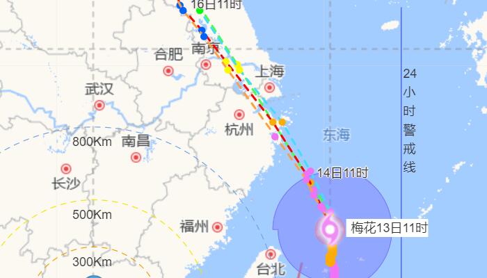 上海台风最新消息2022 上海将承接“梅花”非常猛烈风雨