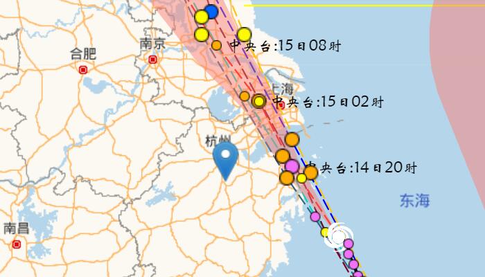 第12号台风梅花今日傍晚登陆浙江 专家称台风梅花强度堪比海葵