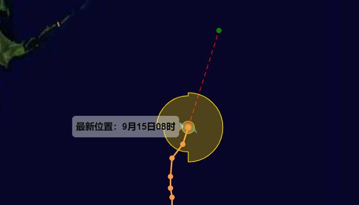 13号台风最新消息台风路径 台风苗柏即将变性为温带气旋