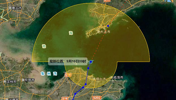 12号台风梅花最新消息路径图 中央气象台发布台风蓝色预警